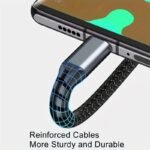 100W 3-in-1 Fast Charging Cable – Super-Speed USB-C, Micro-USB & Lightning Charger