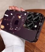 Luxury Magnetic Clear Phone Case – Plating Acrylic Cover for iPhone 16, 15, 14, 13, 12, 11 Pro Max, Plus Series - Image 5