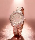 Elegant Quartz Watch with 10pcs Jewelry Set – Minimalist Round Business Style, Perfect Gift for Women - Image 6