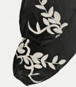Women’s Embroidered Plant-Pattern Two-Piece Set – Long Sleeve Top & Pants | Elegant Arabic Outfit Without Headscarf - Image 8