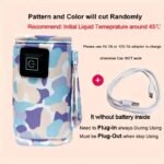 USB Baby Bottle Warmer – Portable Electric Feeding Bottle Heater with Adjustable Temperature, USB Powered Travel Bottle Warmer