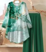 Women’s Floral Two-Piece Set – Elegant Long Sleeve Top & Matching Pants | Casual, Comfortable & Stylish Vacation Outfit - Image 8