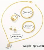 Elegant Quartz Watch with 10pcs Jewelry Set – Minimalist Round Business Style, Perfect Gift for Women - Image 7