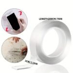 Transparent Double-Sided Nano Tape – Heavy Duty Reusable Waterproof Adhesive Mounting Tape - Image 9