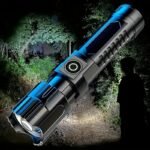 Baihuibri Rechargeable Super Bright LED Flashlight with Telescopic Zoom