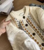 Women’s Soft Knit Sweater – Available in Beige, Brown, Black, White & Blue | Cozy Fall/Winter Pullover for Casual and Formal Wear - Image 5