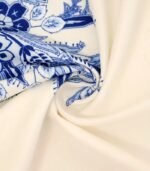 Women’s Elegant Floral Print Two-Piece Set – Long Sleeve Blouse with Wide-Leg Pants, Stylish and Comfortable Outfit for All Seasons Made from Soft Polyester Fabric - Image 4