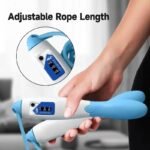 Mechanical Jump Rope with Digital Counter – Adjustable Fitness Skipping Rope with Non-Slip Handles for Home & Gym Cardio Training
