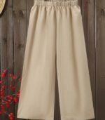 Women’s Plus Size Patchwork Print Two-Piece Set – Elegant Long-Sleeve Top and Loose Pants Outfit for Autumn, Perfect for Casual Outings, Dates, or Relaxed Home Wear - Image 5