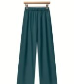 Women’s Geometric Print Two-Piece Set – Long-Sleeve Lapel Shirt with Solid Wide-Leg Pants and Symmetrical Pockets for a Chic Casual Look - Image 5