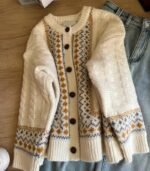 Women’s Soft Knit Sweater – Available in Beige, Brown, Black, White & Blue | Cozy Fall/Winter Pullover for Casual and Formal Wear - Image 2