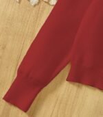 Ladies' Stylish Printed Cardigan | Soft, Comfortable Crew-Neck Design Perfect for Everyday Fall & Winter Wear - Image 4