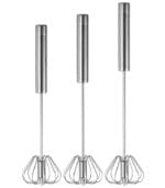 Semi-Automatic Stainless Steel Egg Beater - Image 4